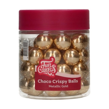 Choco Crispy Balls - Metallic Gold